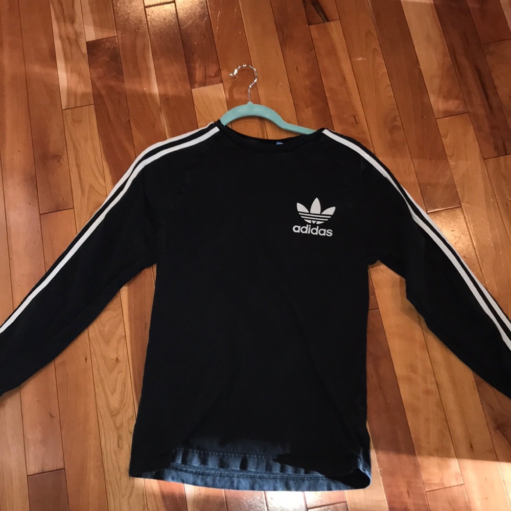 Adidas black long sleeve shirt